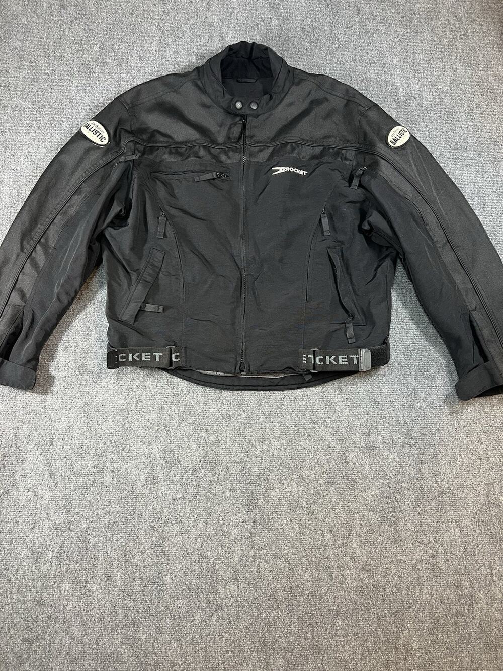 Joe Rocket Ballistic Motorcycle Jacket Black Size L Men’s Made in Korea - Picture 1 of 16